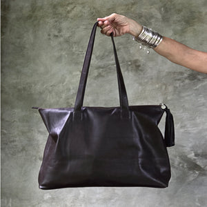 WEEKENDER Bag (brown)  by herosisters - Luxury handmade silver jewelry and accessories