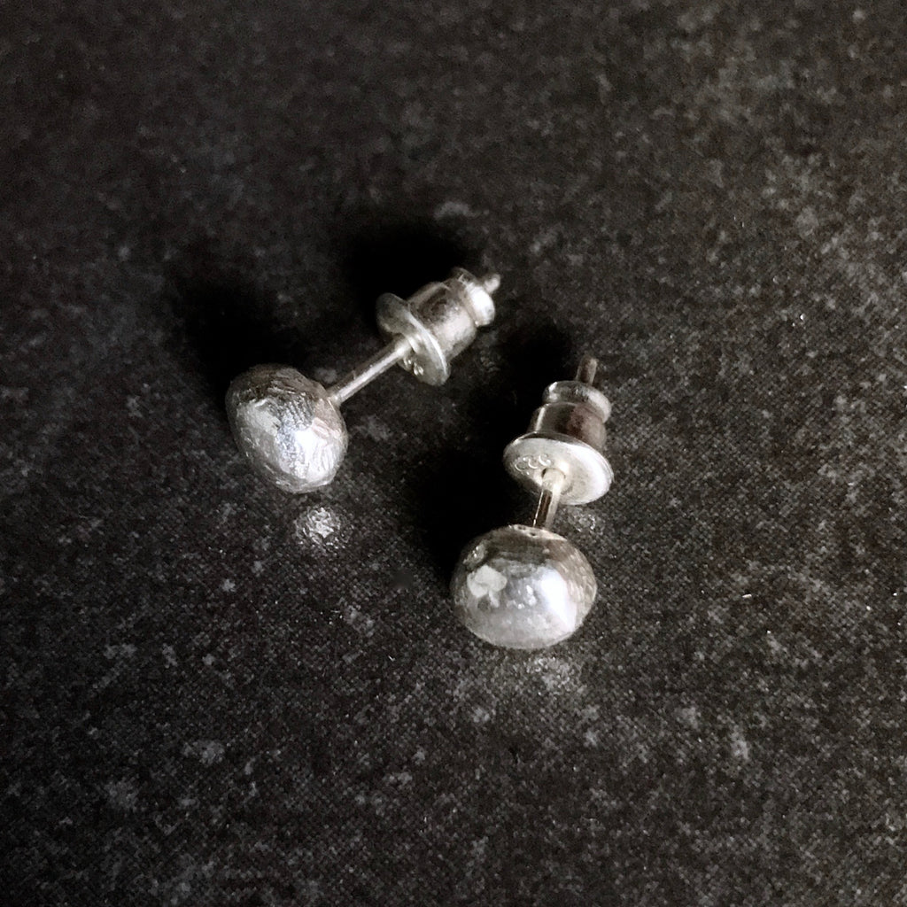 PICOLO0101 Stud Earrings  by herosisters - Luxury handmade silver jewelry and accessories