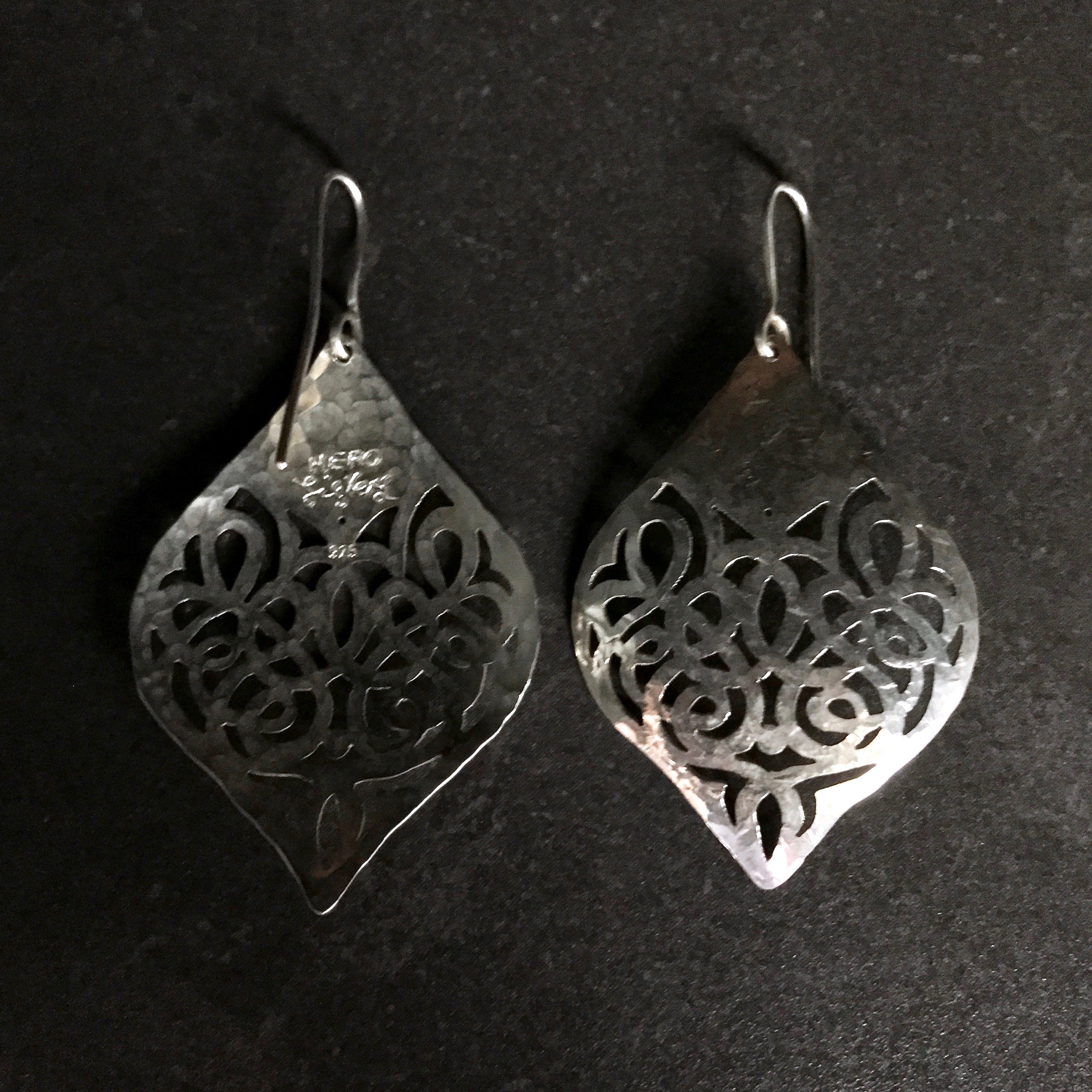 TESS0101 Earrings  by herosisters - Luxury handmade silver jewelry and accessories